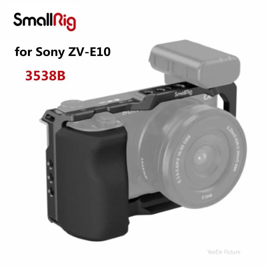 SmallRig Camera Cage With Grip สำหรับ Sony ZVE10 Extension Grip L ...