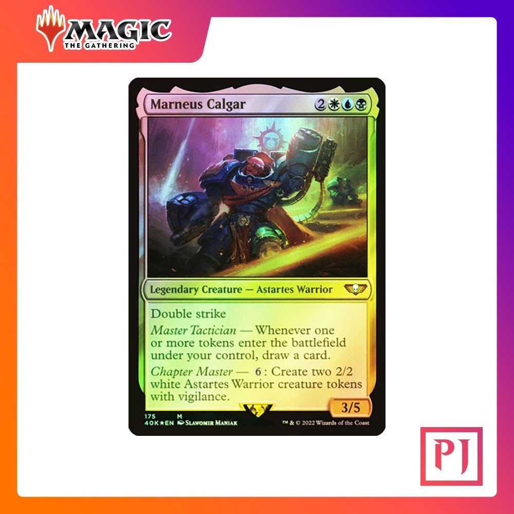 Marneus Calgar (Surge Foil) [Warhammer 40,000] [MTG] Marneus Calgar -  Warhammer 40,000 [40K] [MULTI] [MYTHIC] [FOIL ...