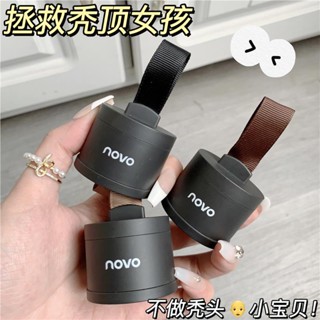 ❀ผงเติมเส้นผม NOVO ออกใหม่กันน้ำป้องกันเหงื่อความสามารถในการซ่อมแซมนักเรียน การปรับเปลี่ยนเงาผงเติมเส้นผมหน้าผาก