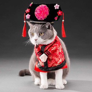 คอสตูมหมาแมว ซูสีไทเฮา จักรพรรดินีแมว ชุดแฟนซีสัตว์เลี้ยง | Clawset.bkk
