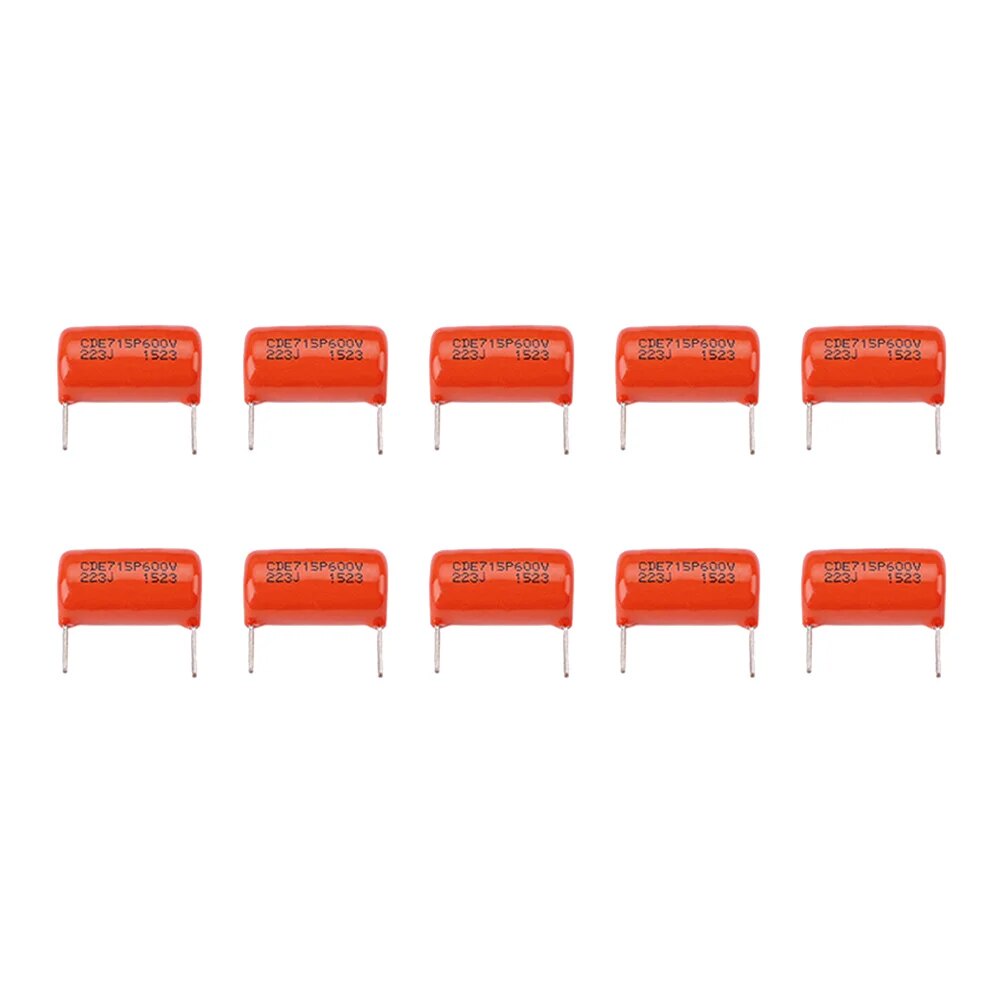 89v Capacitor Tone Guitar Capacitors Piezo Pot Kit Orange Drop Bass