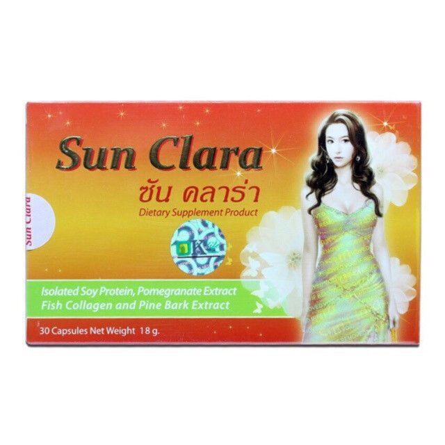 ลดเพิ่ม-8-sun-clara-ซัน-คลาร่า-อาหารเสริมสำหรับผู้หญิง-กล่องส้ม-30-แคปซูล-1-กล่อง