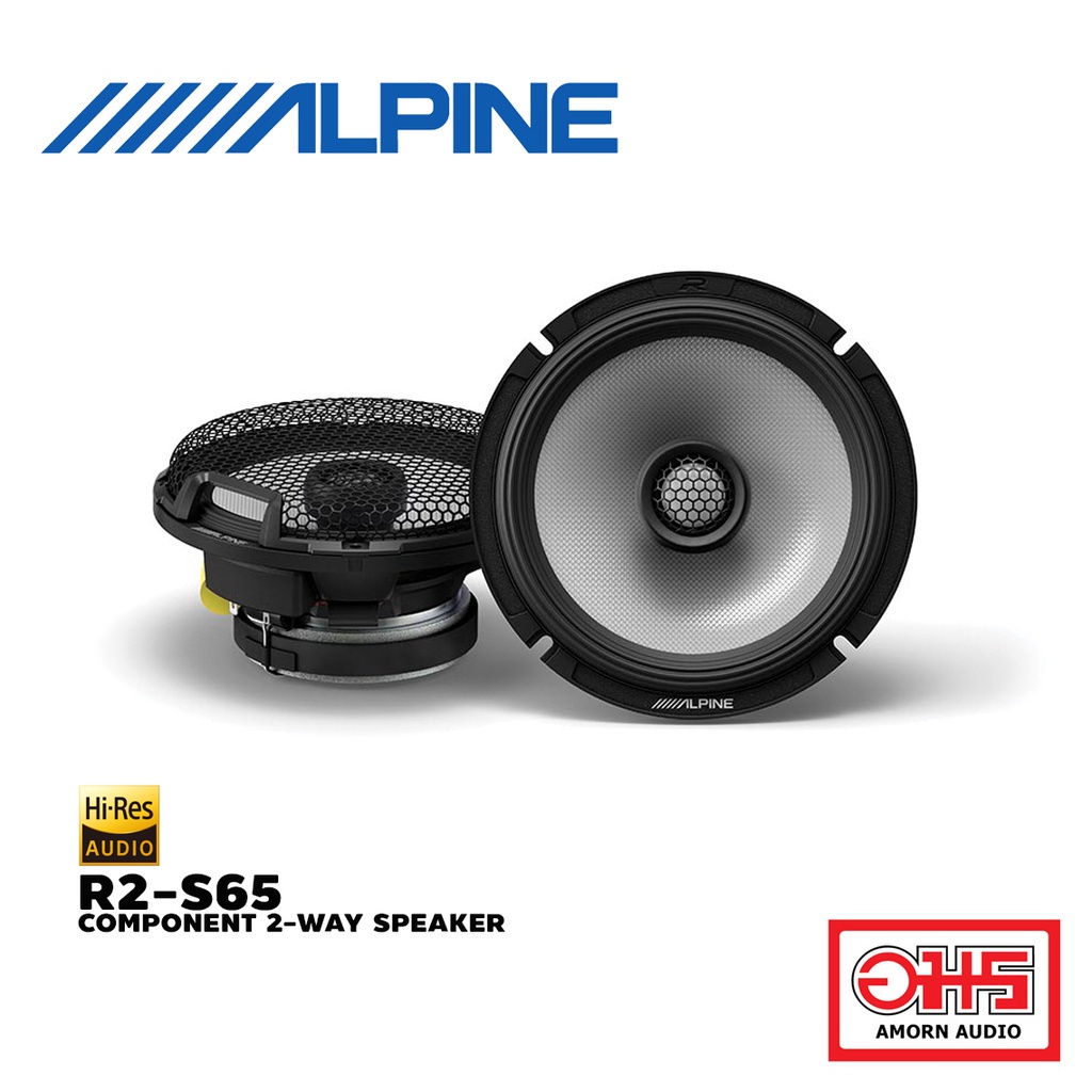 alpine-r2-s65-component-2-way-speaker-ลำโพงแกนร่วม-hi-res-100-watts-rms-power-amornaudio