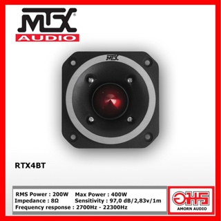 MTX RTX4BT 4นิ้ว 1ดอก เครื่องเสียงรถยนต์ Tweeter ขนาด  AMORNAUDIO อมรออดิโอ