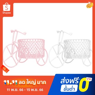 Pota Cute Iron Tricycle Art Decoration Wedding Sugar Jewelry Container Storage Holder