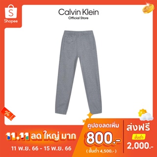 CALVIN KLEIN กางเกงขายาวผู้ชายทรง Regular  รุ่น 40HM232 P7E - สีเทา