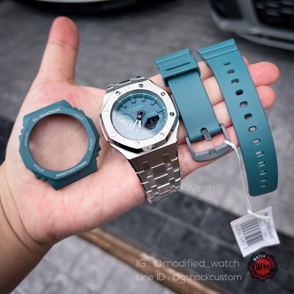G-SHOCK Mini Casioak GMA-S2100 with Stainless Pastel Color 42MM ...
