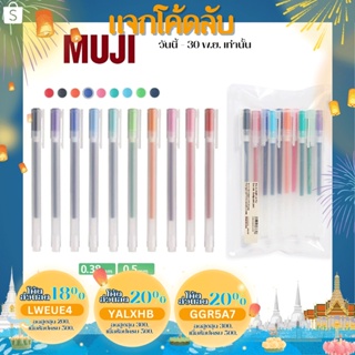 ของแท้ 100% ปากกาและไส้ปากกาเจล มูจิ MUJI แบบปลอก ขนาดหัว 0.38 และ 0.5 MM muji