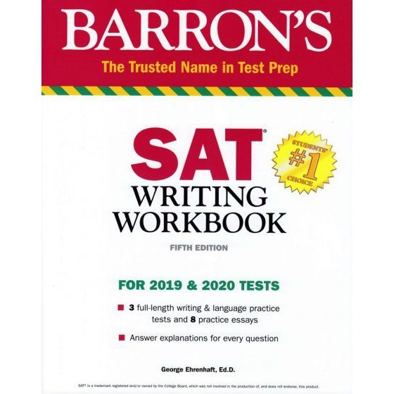 DKTODAY หนังสือ BARRON'S SAT WRITING WORKBOOK (5ED) | Shopee Thailand