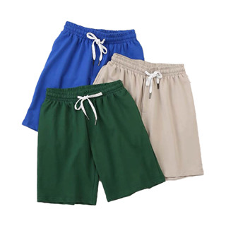 [ซื้อครบ 30.- ลดค่าส่ง 80.-] กางเกงขาสั้นผู้ชายแฟชั่น เอวยางยืด+สายรัด ใส่เล่นกีฬา ใส่เที่ยวพักผ่อน ระบายอากาศได้ดี แบบ1
