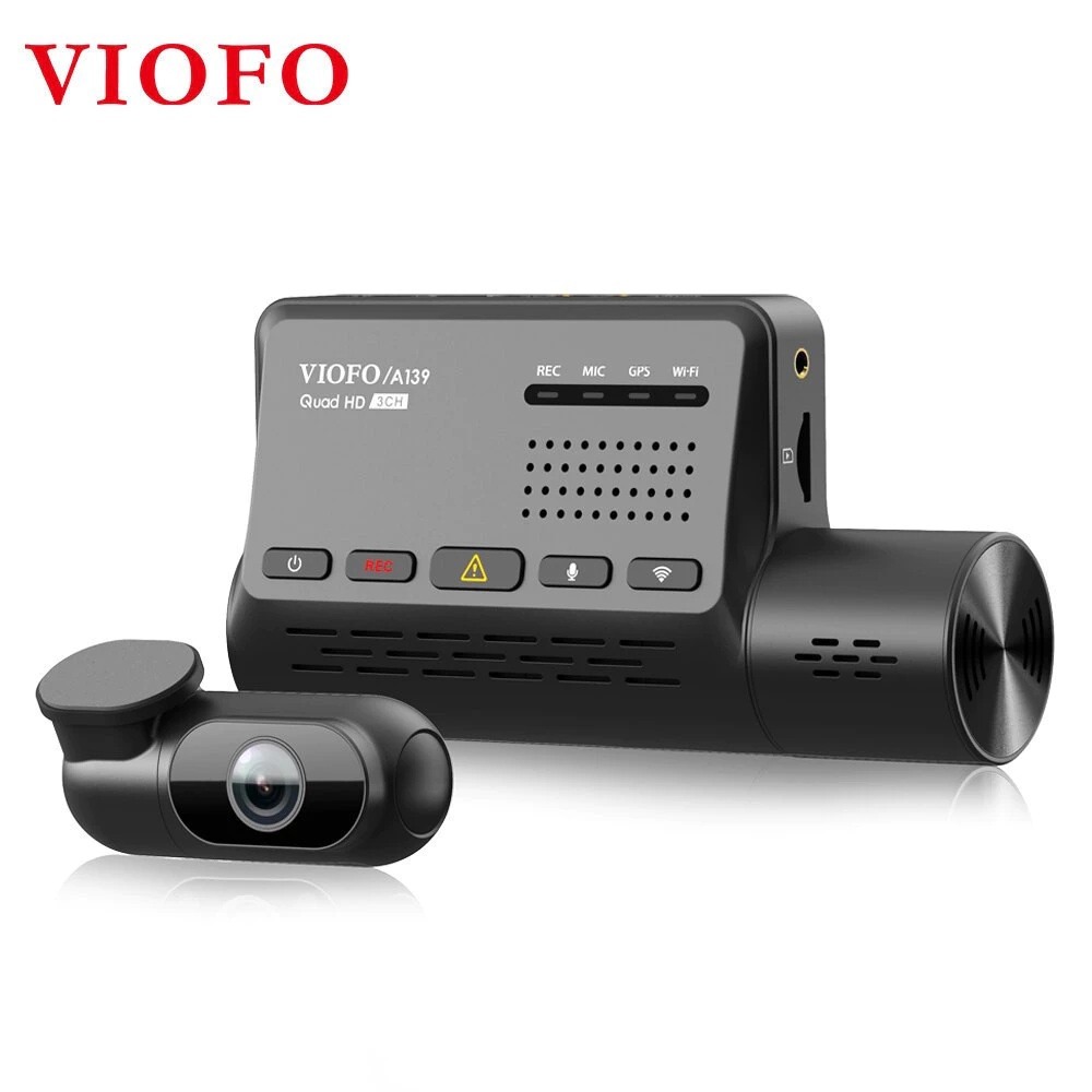 VIOFO A139 2CH กล้องติดรถหน้าหลัง Sony Starvis FRONT 2K 1440P 60fps + REAR 1080P 5GHZ WI-FI GPS