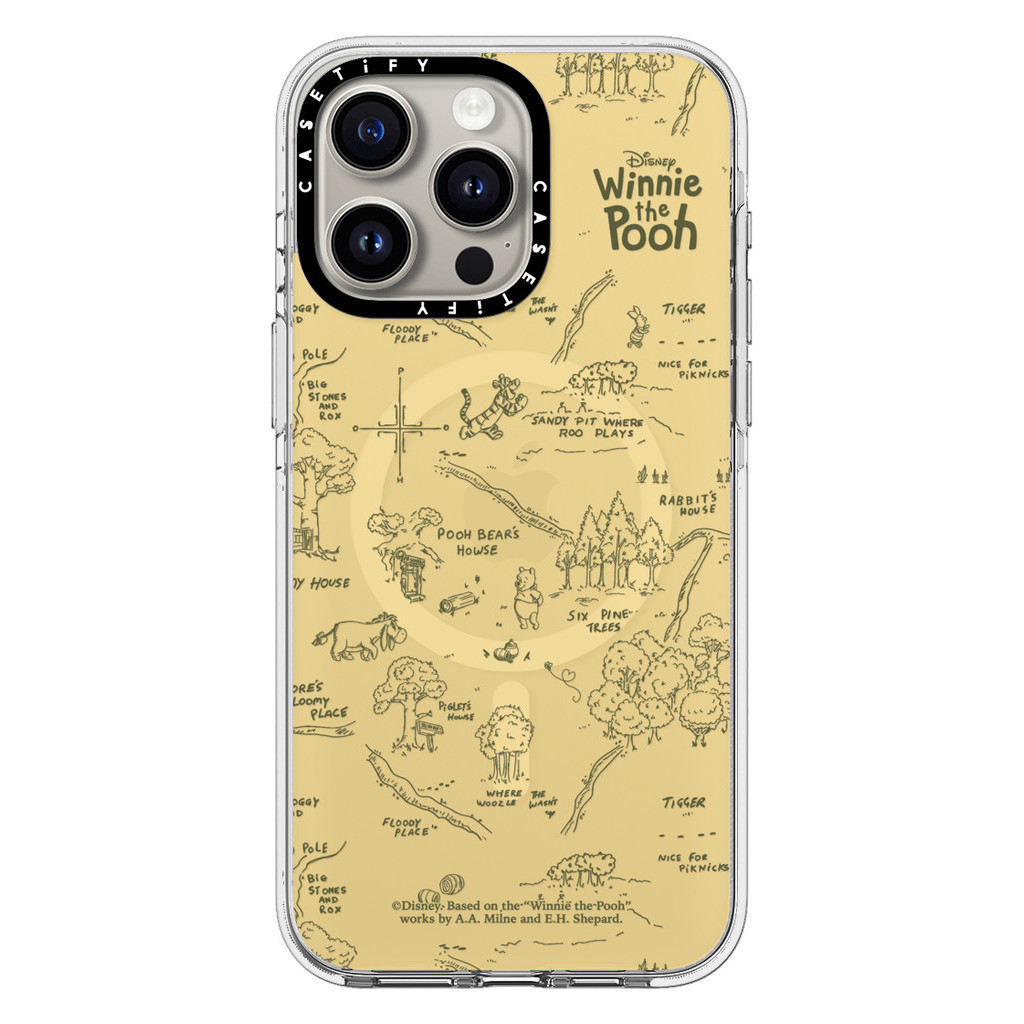[พร้อมส่ง] CASETiFY | Winnie the Pooh Hundred Acre Wood Map Case ...