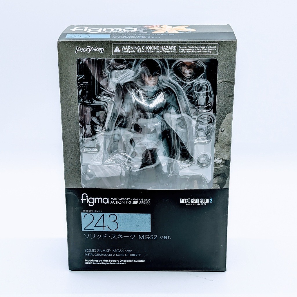 Max Factory figma Metal Gear Solid 2 SONS OF LIBERTY Solid Snake MGS2 ...