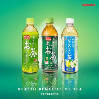 Sangaria Green Tea ชาเขียวแท้ๆเพื่อสุขภาพจากประเทศญี่ปุ่น 500ml.