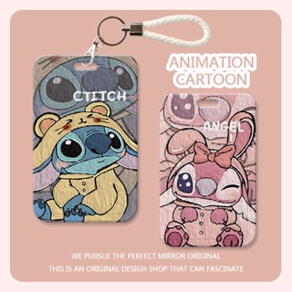 holder card cardholder ภาพวาดสีน้ำมัน Stitch ชุดบัตรประจำตัวนักเรียนโรงอาหารบัตรรับประทานอาหารบัตรป้ายบัตรที่ใส่บัตรวิทยาเขตรถบัส Yangchengtong รถไฟใต้ดินควบคุมการเข้าถึงป้ายงานแท็กน้ำการ์ดป้องกันเปลือกการ์ดสปริงเชือกการ์ดเชือกคล้องคอ