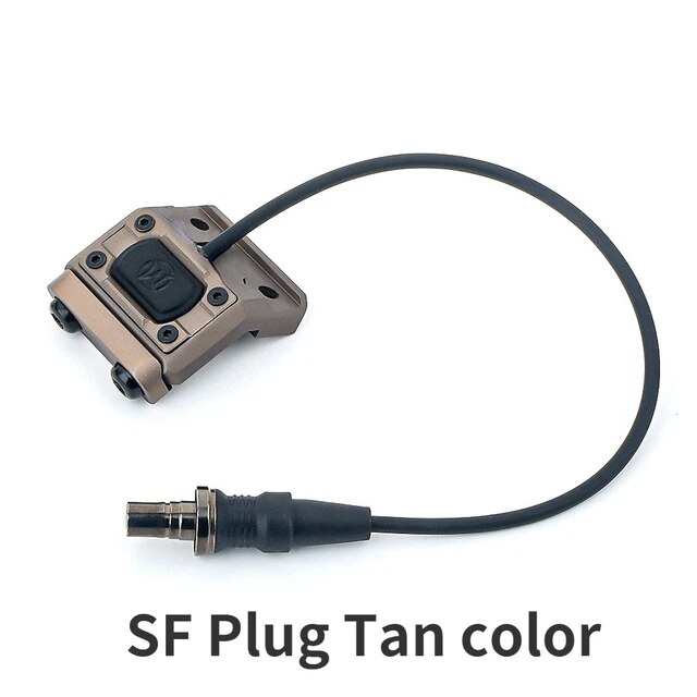 Tactical Pressure Switch For Weapon Lights - Modular Button Remote For SF M300/M600 & PEQ Series