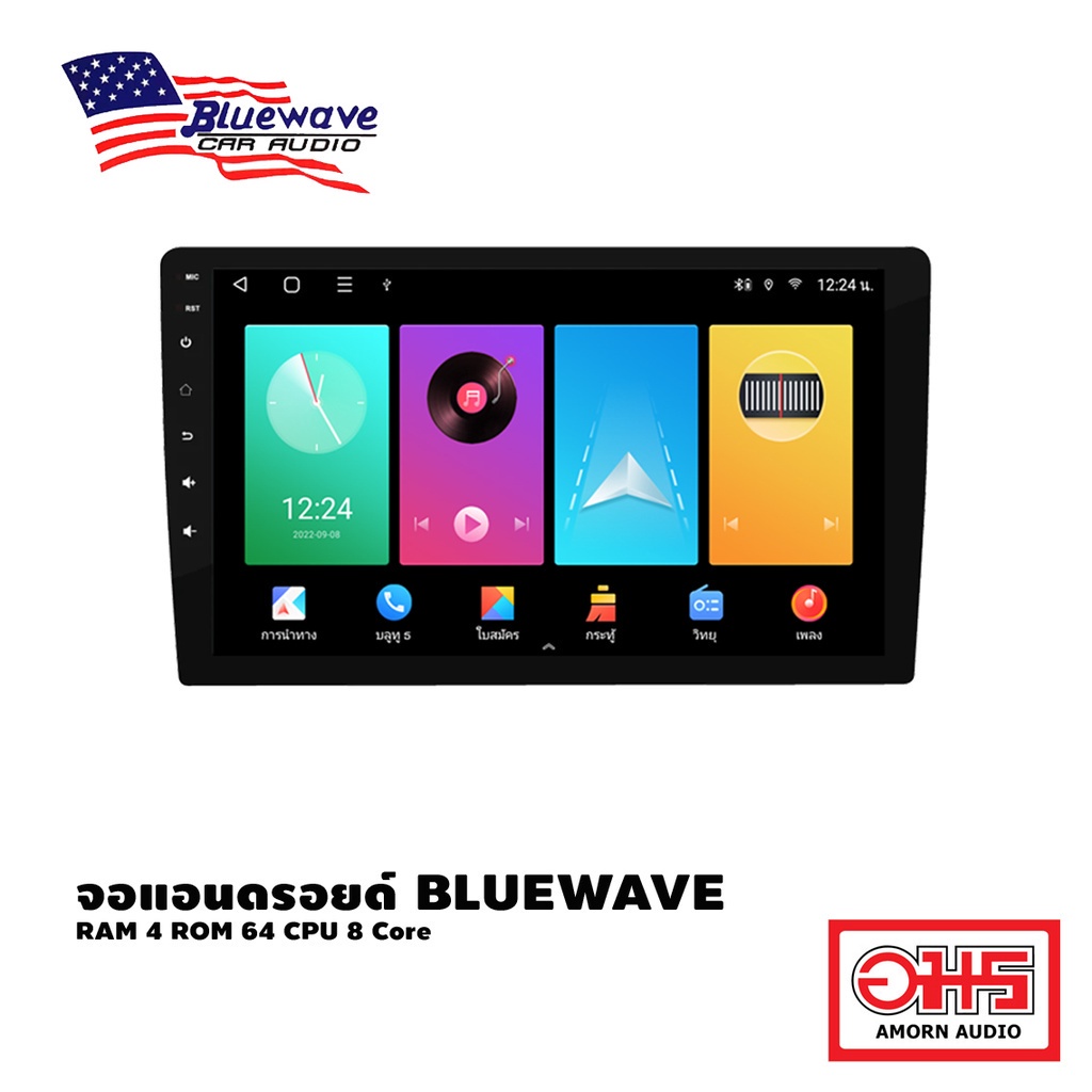 bluewave-bw-464ts18-จอแอนดรอยด์-ram-4-rom-64-cpu-8-core-1-6ghz-amornaudio