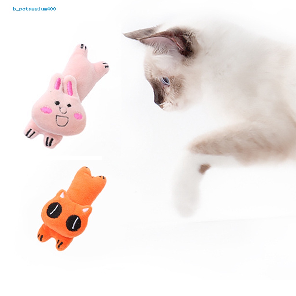 ของเล่นตุ๊กตา-รูปการ์ตูนสัตว์น่ารัก-ทนต่อการกัด-สําหรับสัตว์เลี้ยง-แมว