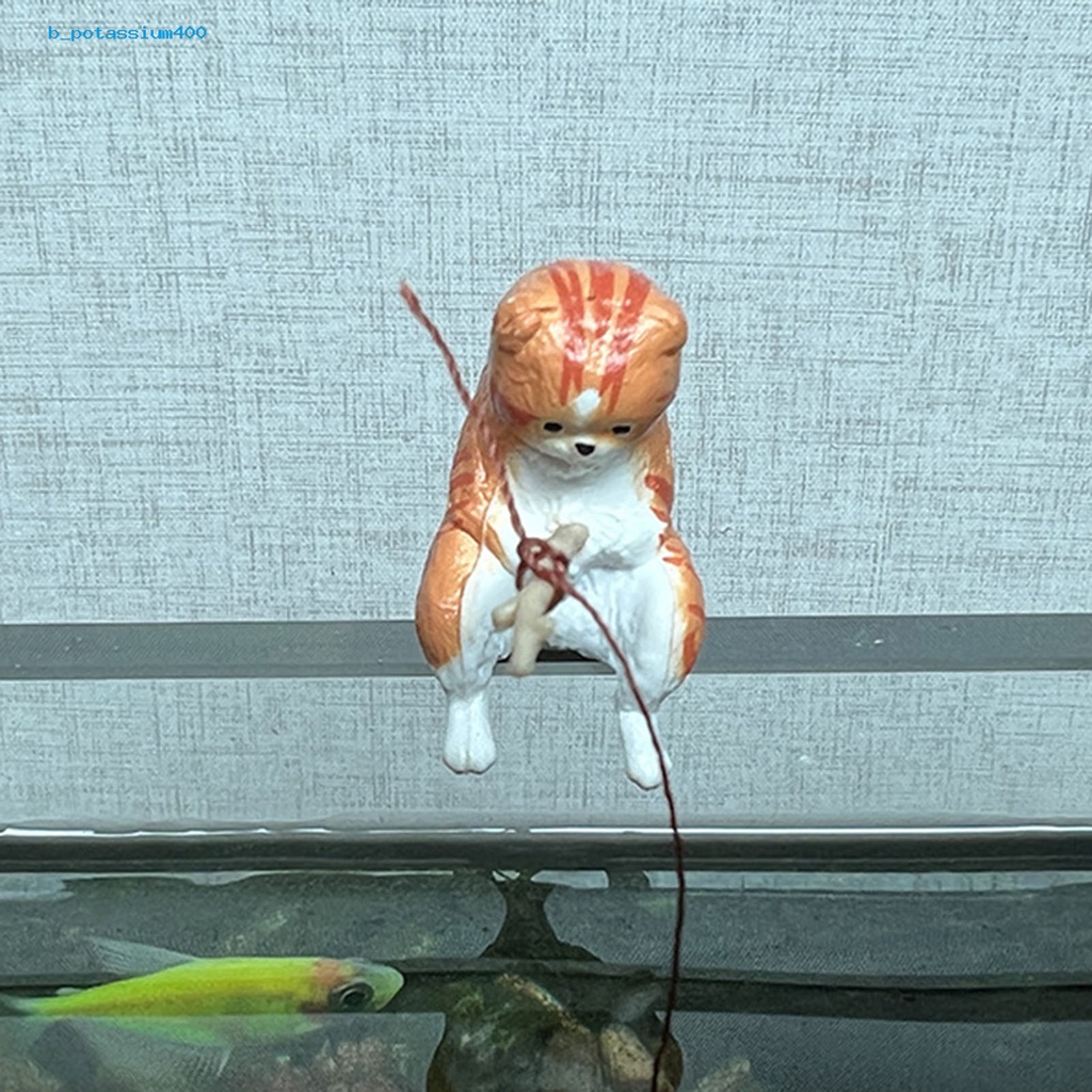 เครื่องประดับ-รูปการ์ตูนแมว-สวยหรู-สําหรับตกแต่งบ้าน-ตู้ปลา
