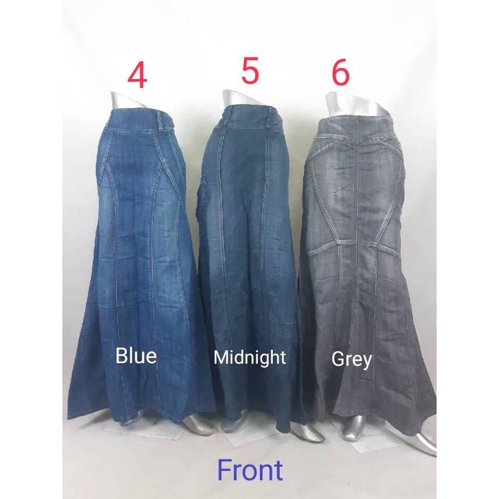 comet-jeans-กระโปรงยาวยีนส์มุสลิม-ซิป-ผ้ายีนส์เกรดพรีเมี่ยม-ไม่ยืด-ฟอกไบโอบีช-พ่นด่าง-นุ่มซิลิโคน-สวยงามมากค่่ะ-มี-6