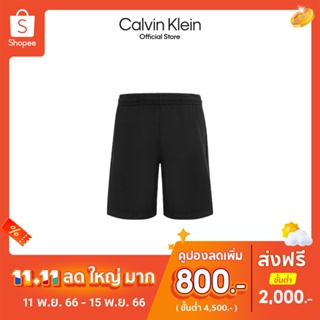 CALVIN KLEIN กางเกงขาสั้นผู้ชาย ทรง Regular รุ่น 40HM233 BAE - สีดำ