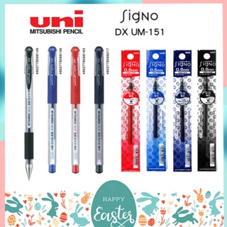 ปากกาเจล และไส้ปากกา UNI Ball SIGNO DX  ขนาด 0.38 และ 0.5 MM