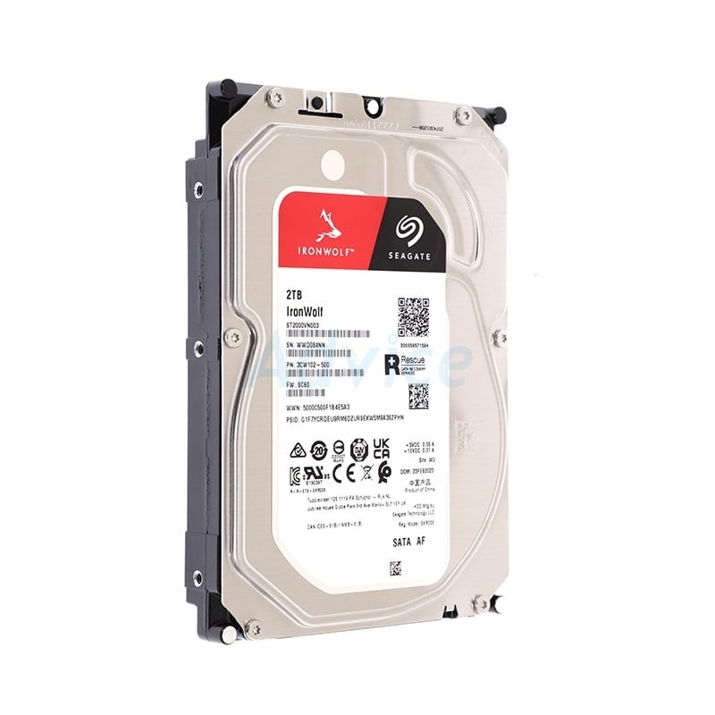 SEAGATE 2 TB HDD IRONWOLF (5400RPM, 256MB, SATA-3, ST2000VN003