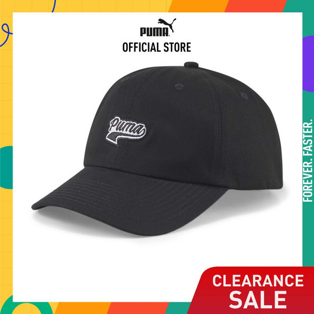 PUMA BASICS - หมวกแก๊ป Script Logo สีดำ - ACC - 02403201 | Shopee Thailand