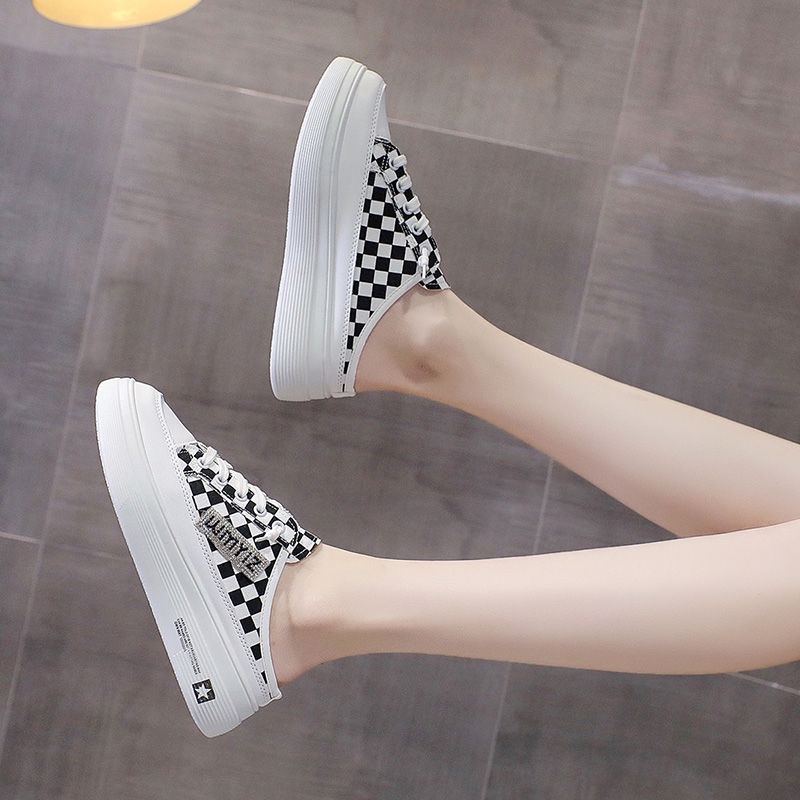 รองเท้ามุลเลอร์-เสริมส้น-สีขาว-แฟชั่นฤดูร้อน-สไตล์เกาหลี-สําหรับผู้หญิง-2023