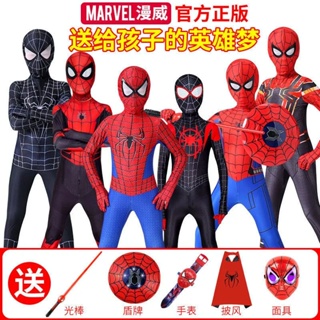 ▣The Amazing Spider-Man one-piece บอดี้สูทเด็กชุดเด็กชุด cos ชุดเด็กฮาโลวีนชุดประสิทธิภาพ