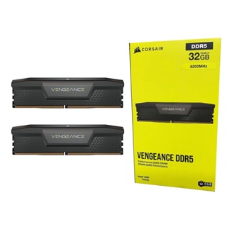Corsair VENGEANCE 32GB (2x16) DDR5 DRAM 6200MHz C32 Memory Kit (Black) for Intel