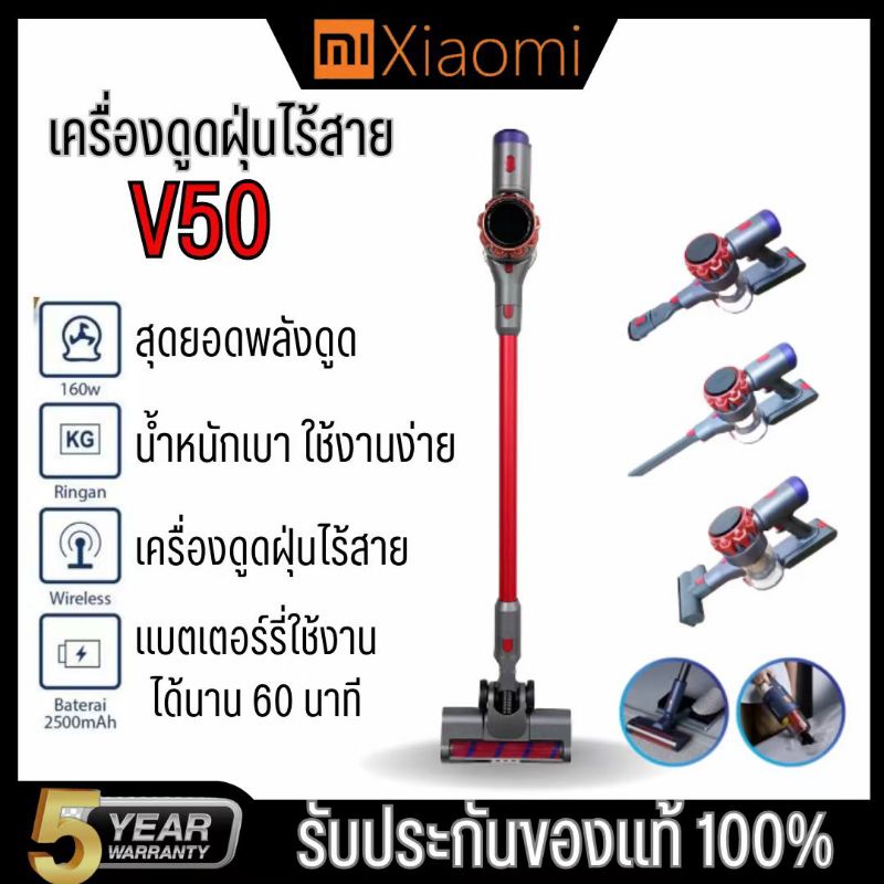 ภาพหน้าปกสินค้าพร้อมส่ง V50/V30/V20/V10 PRO 2024 เครื่องดูดฝุ่นในรถยนต์ไร้สาย เครื่องดูดฝุ่นไร้สายแบบชาร์จไฟ จัดส่ง24ชม จากร้าน re5jyhch2t บน Shopee