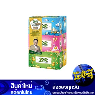 กระดาษเช็ดหน้า 120 แผ่น (แพ็ค6กล่อง) ซิลค์ Silk Facial Tissue