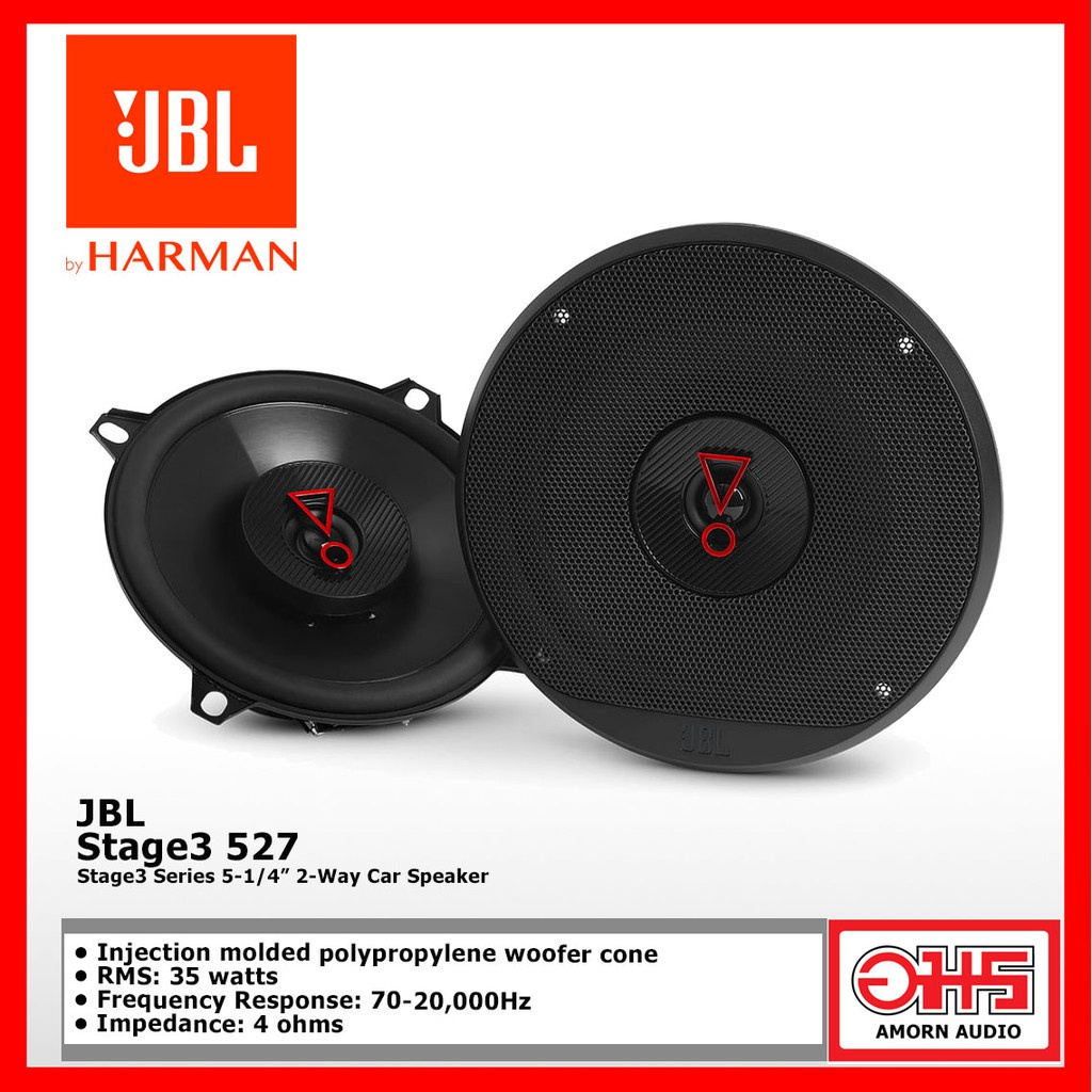 jbl-stage3-527-5-2-way-ลำโพงรถยนต์-5-นิ้ว-amornaudio-อมรออดิโอ