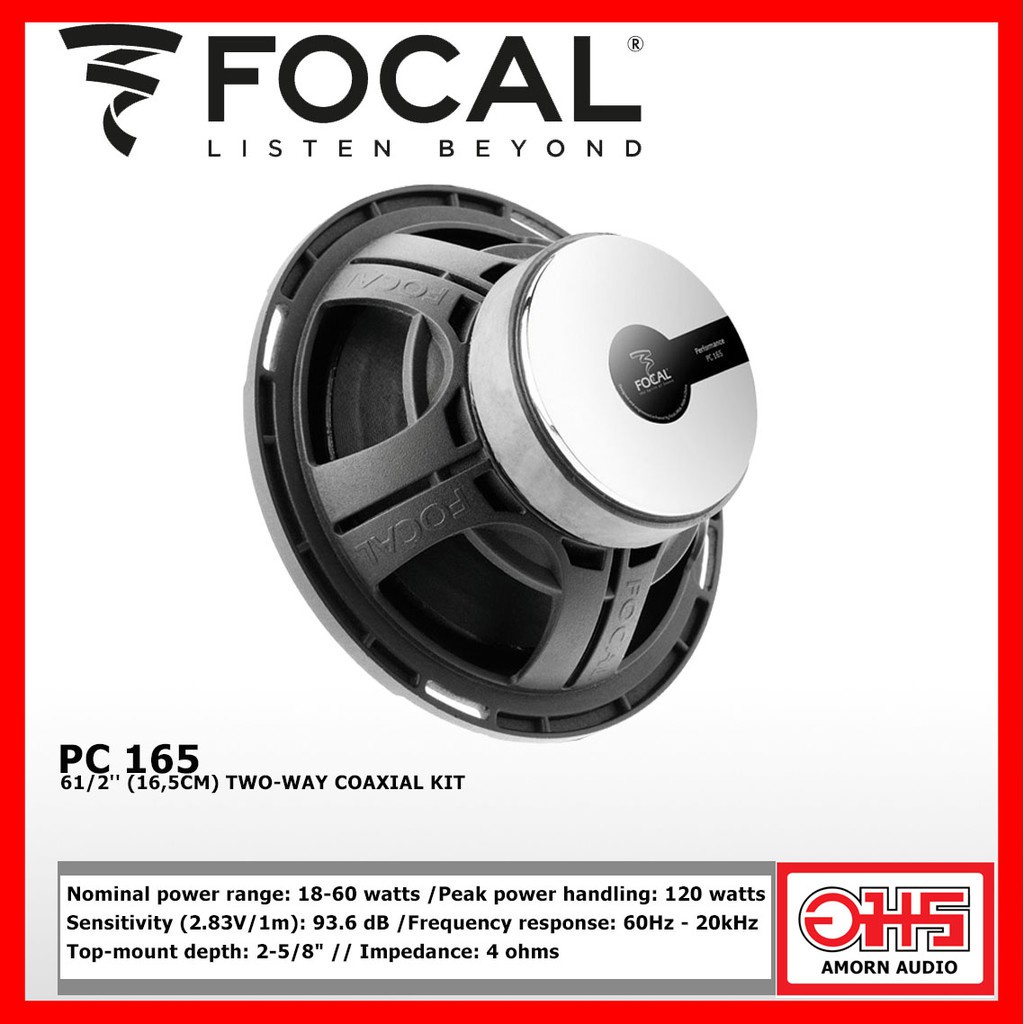 focal-pc-165-ลำโพงติดรถยนต์ขนาด-6-5-นิ้ว-แกนร่วม-amornaudio-อมออดิโอ