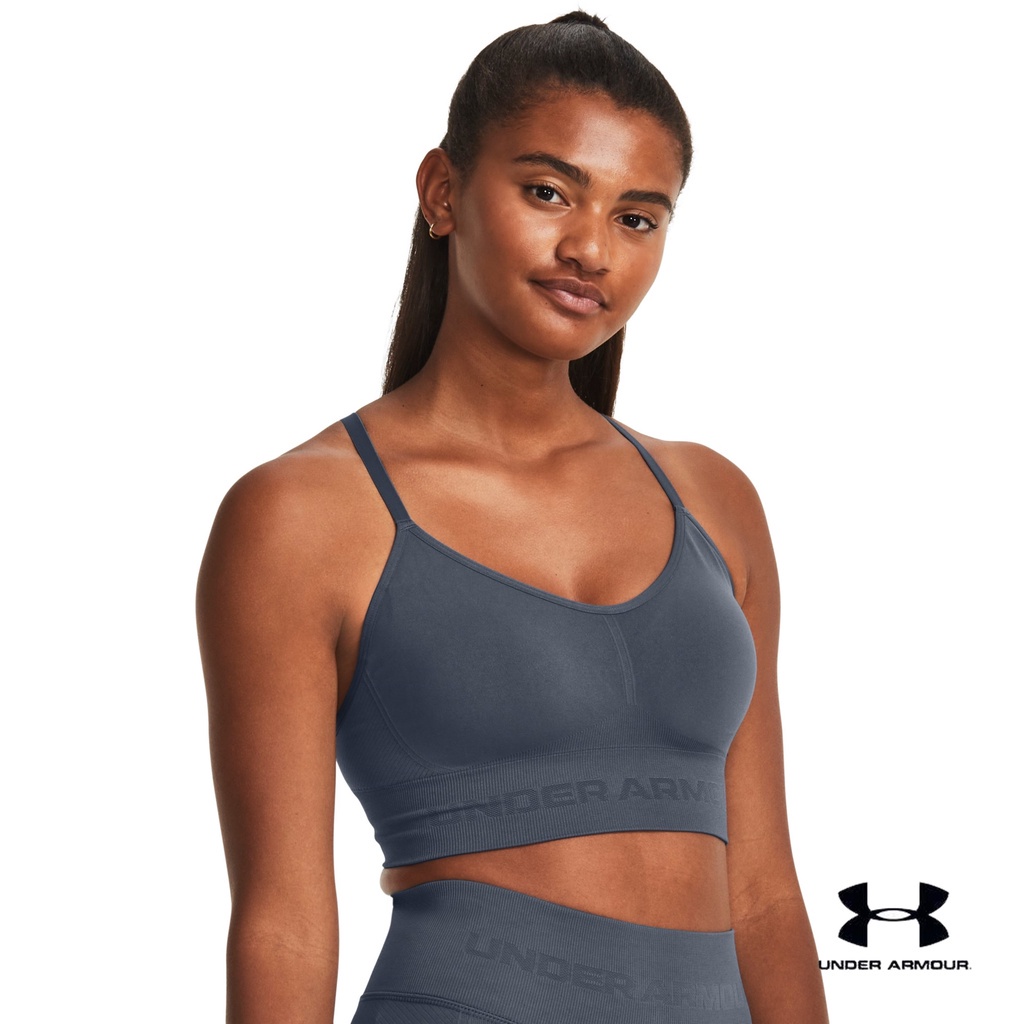 Under Armour Women's UA Train Seamless Low Sports Bra Shopee Thailand
