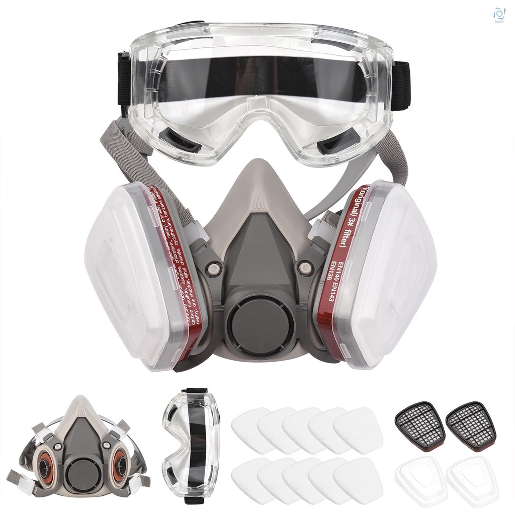 [Local Delivery]Reusable Respirator Half Facepiece 6200 Gas Mask