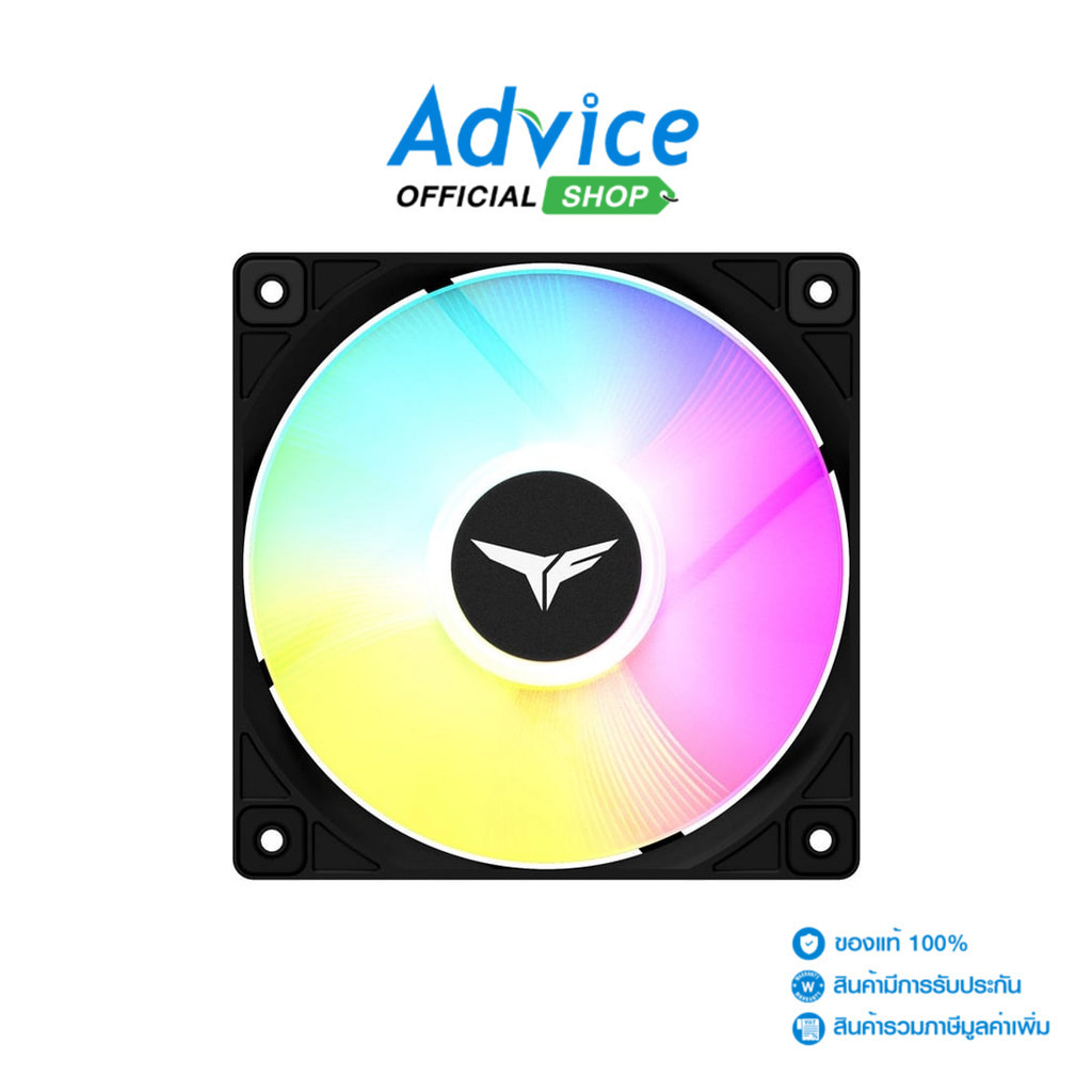 T-FORCE FAN CASE 12CM RT-X120 ARGB BLACK - A0155741 | Shopee Thailand