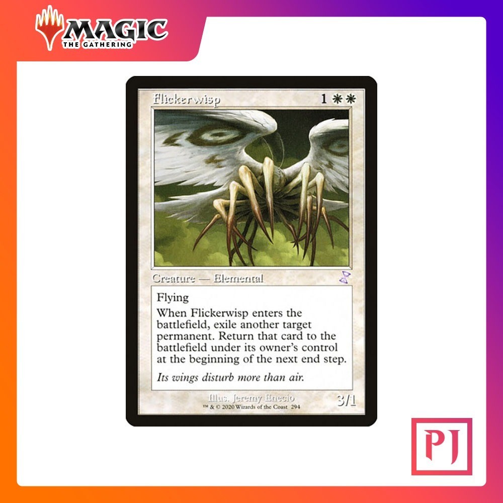 [MTG] Flickerwisp (Retro Frame) [TSR] [WHITE] [SPECAIL] [NORMAL] [ENG ...