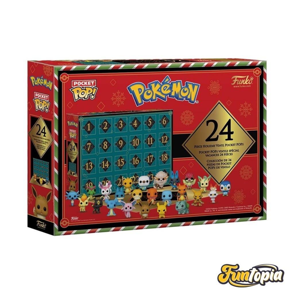 Funko POP! (70937) Pokemon Pocket POP! Holiday Calendar Pokemon (Set