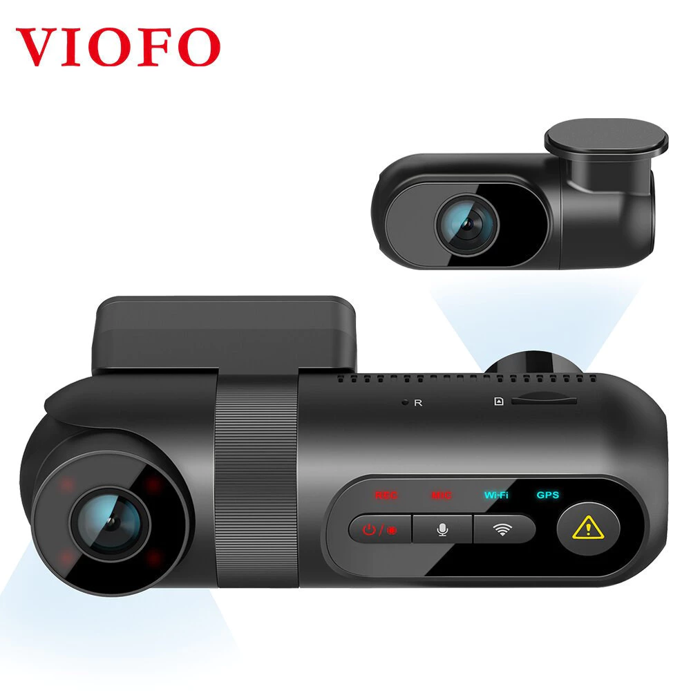 VIOFO T130 3CH กล้องติดรถ 3 กล้อง หน้า หลัง ในห้องโดยสาร 1440P + 1080P + 1080P WIFI ทนร้อนสูง