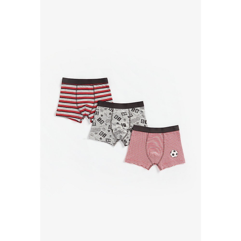 Mothercare Striped Trunk Briefs - 3 Pack main image 1