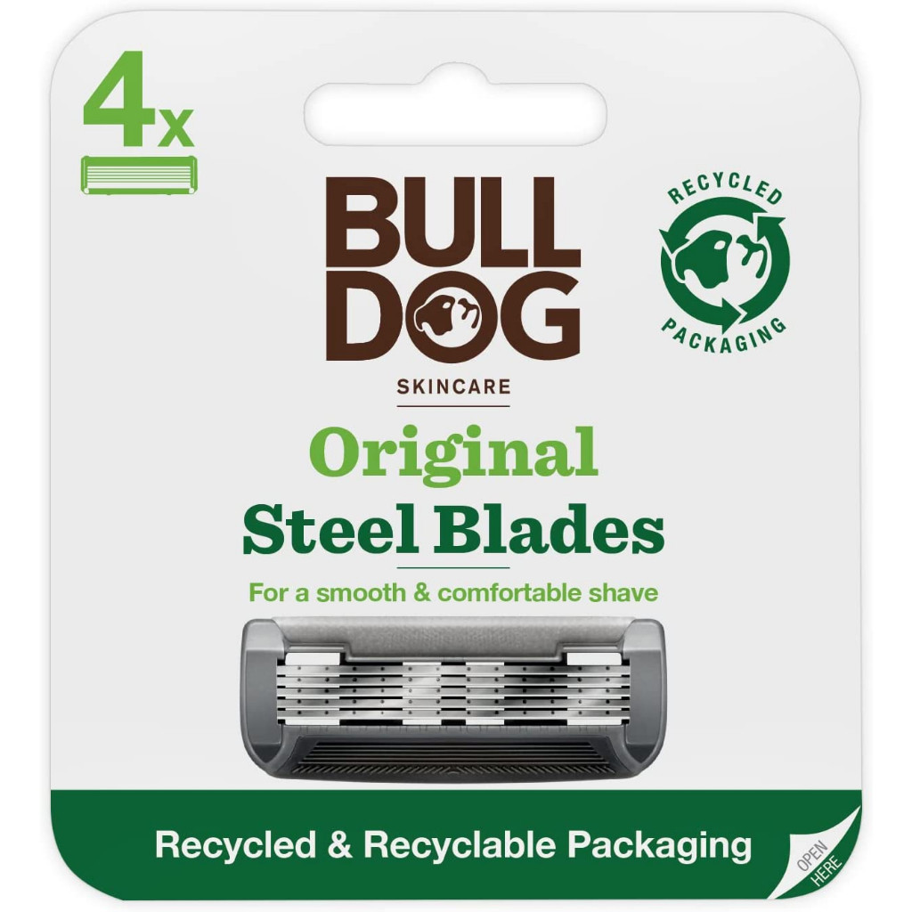 Bulldog 5 Blades Original Refill Blades 4pcs Men's Razor Direct from ...
