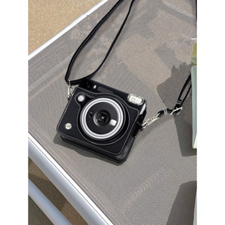 ❖ฝาครอบป้องกันโพลารอยด์ Square SQ40 สำหรับ Fuji เคสใสกระเป๋ากล้องชุดจัดเก็บข้อมูลทรงสี่เหลี่ยมกระเป๋าดิจิตอลพิเศษฝาครอบห