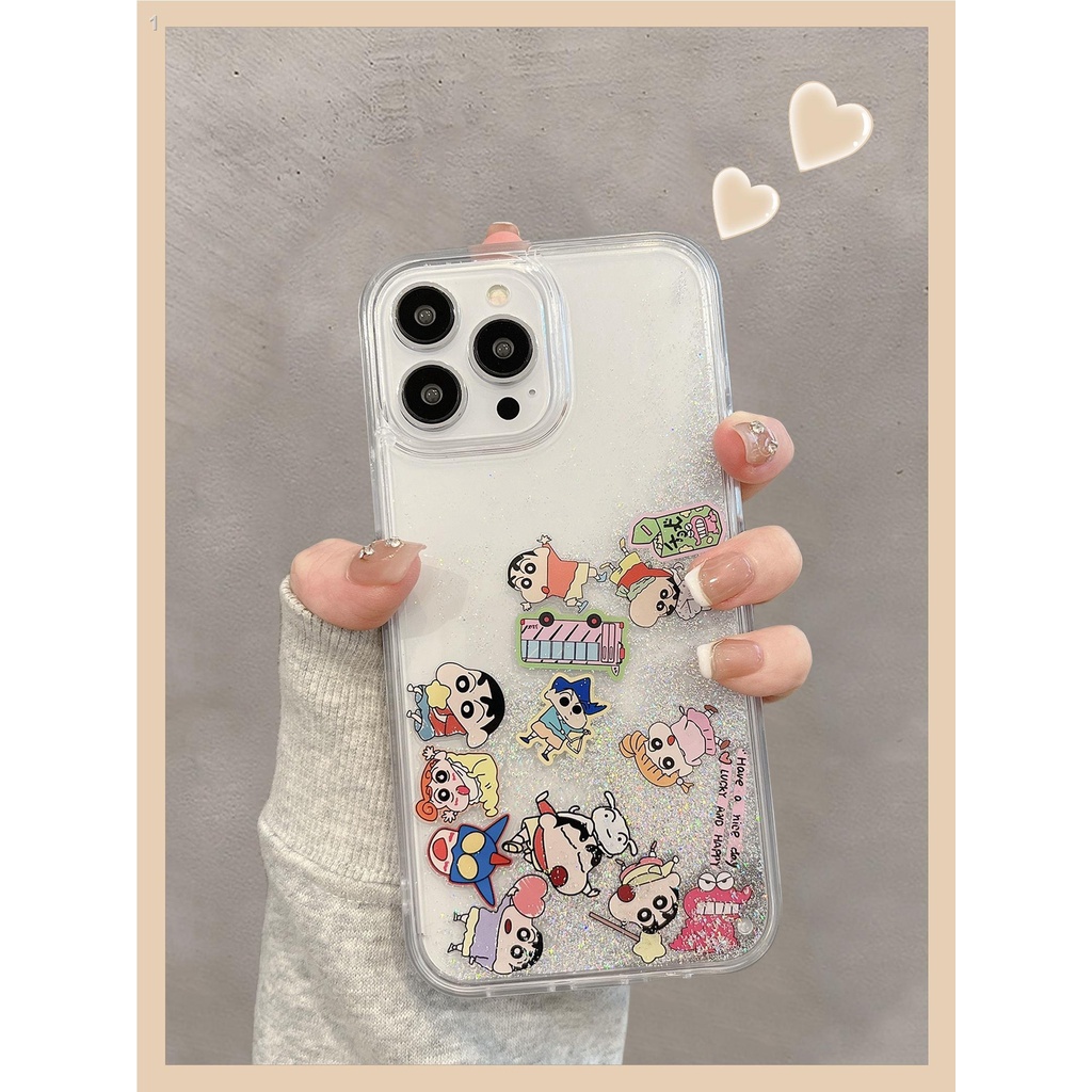 ใหม่-เคสโทรศัพท์มือถือ-มีทรายไหล-ลาย-hello-kitty-sanrio-สร้างสรรค์-สําหรับ-apple-iphone-14promax-15-13