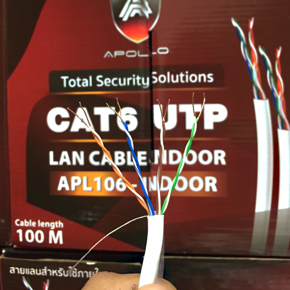 apollo-สายแลน-lan-cat6-utp-cable-indoor-สำหรับใช้ภายใน-305m-box-สายอินเตอร์เน็ท-สายnetwork-และกล้องวงปิดcctv