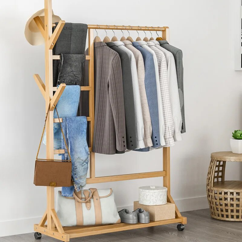 58w Coat Rack Simple Modern Clothes Rack Creative Tree Branch Natural