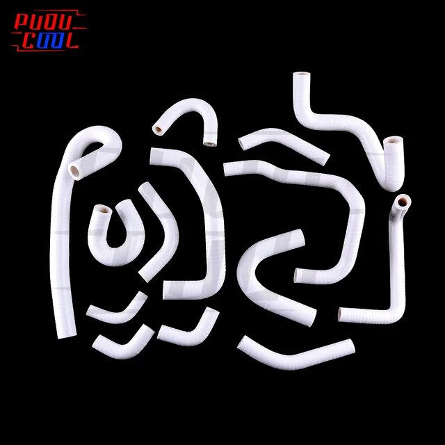 Autobahn88 Kit de tuyau de chauffage en silicone, compatible avec Nissan Skyline GTR R32 RB26DETT BNR32 1989-1994 (noir avec jeu de pinces