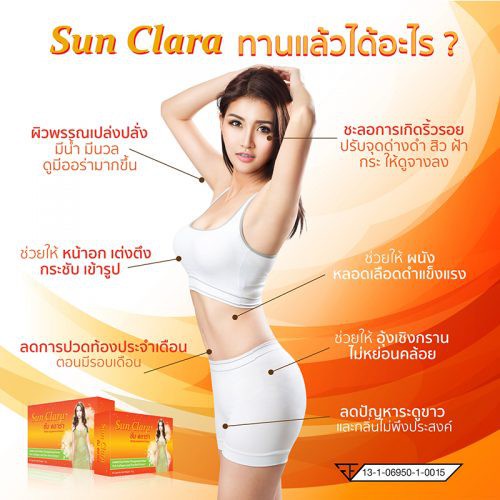 ลดเพิ่ม-8-sun-clara-ซัน-คลาร่า-อาหารเสริมสำหรับผู้หญิง-กล่องส้ม-30-แคปซูล-1-กล่อง