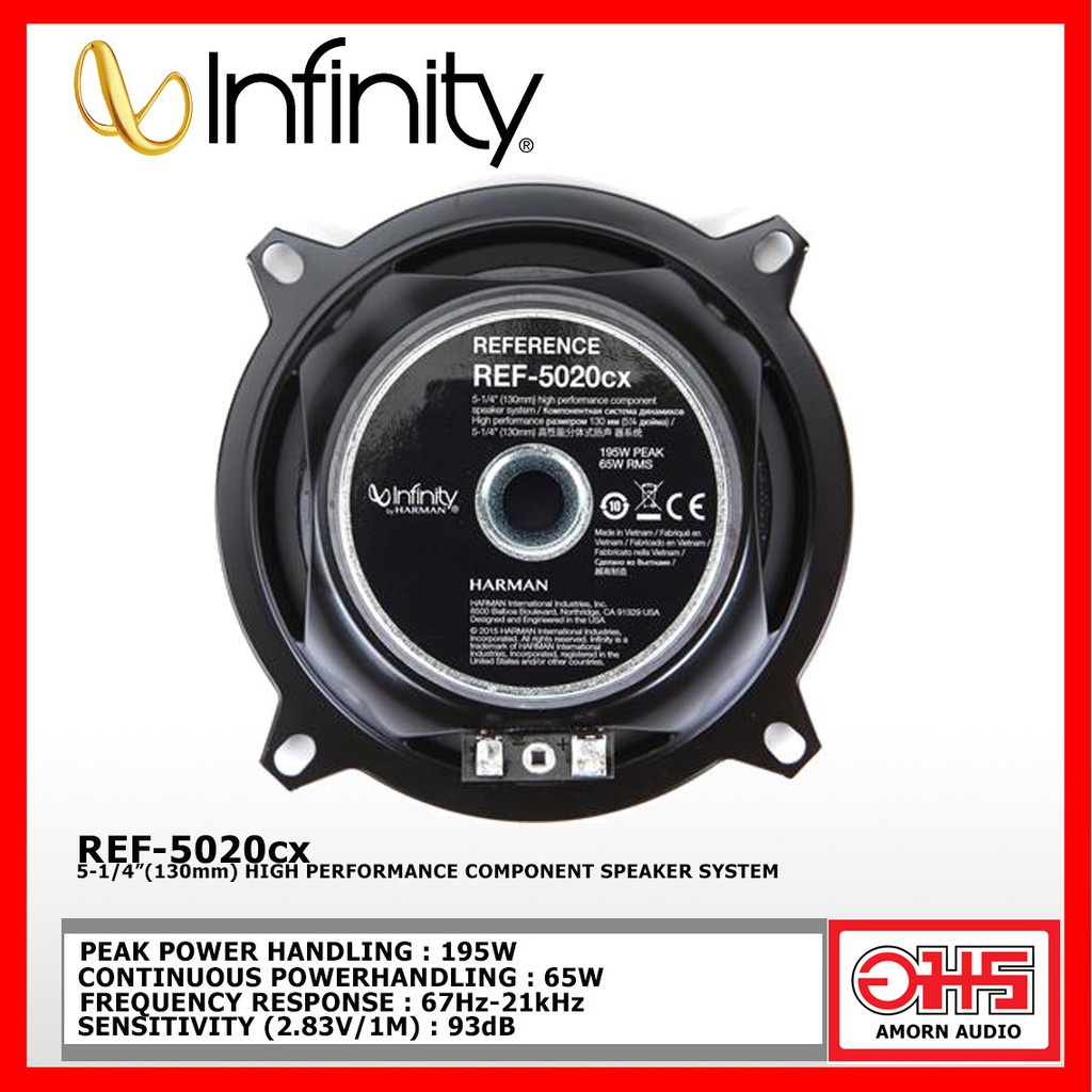 infinity-ref-5020cx-ลำโพงแแยกชิ้น-ขนาด-5-นิ้ว-amornaudio-อมรออดิโอ